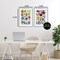 Stupell Industries Scandinavian Wild Flowers 2pc Framed Print Under Glass Set, design by Annabelle Hall